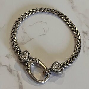 Brighton Silver Heart Accent Bracelet